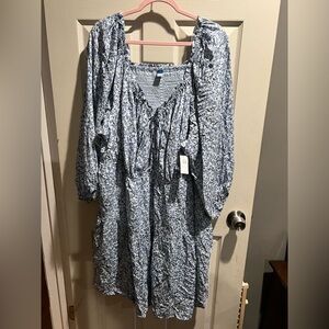 NWT Old Navy Blue Dress 4x